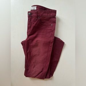 Free People suede skinny jeans